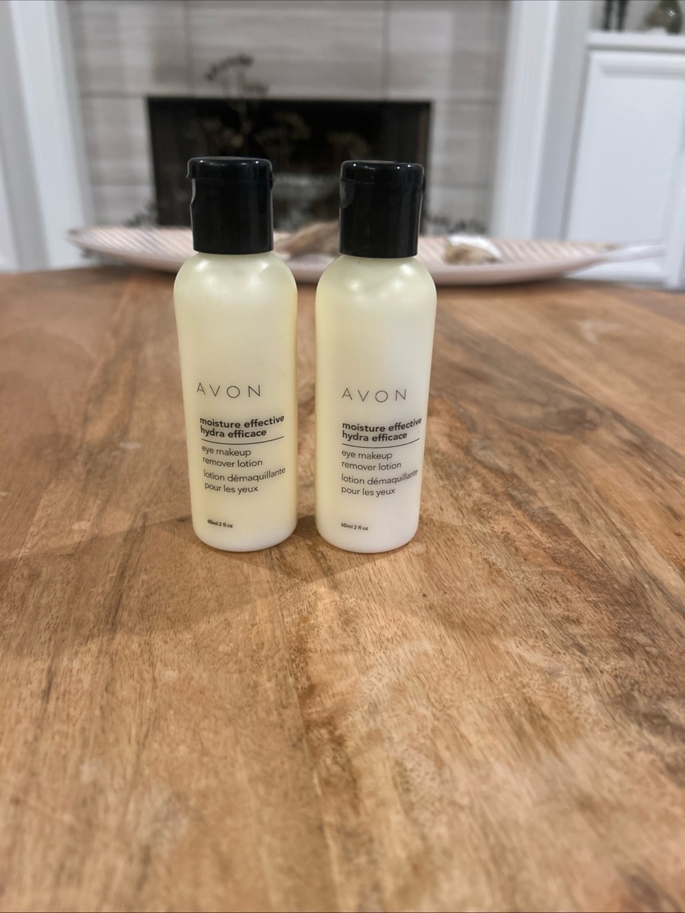 2 Avon Moisture Effective Hydra Efficacy Eye Makeup Remover Lotion  2 Fl Oz. Ea